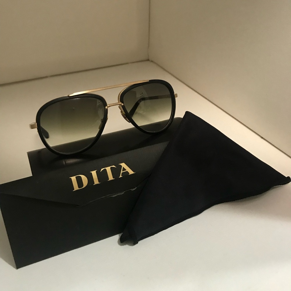DITA MACH 2 black and gold titanium